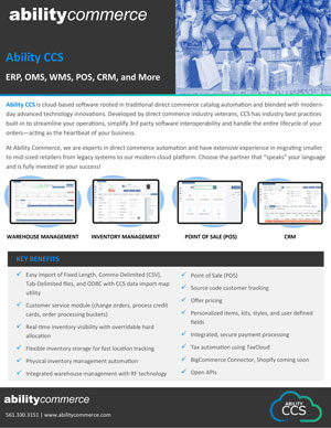 OMS Data Sheet Cover