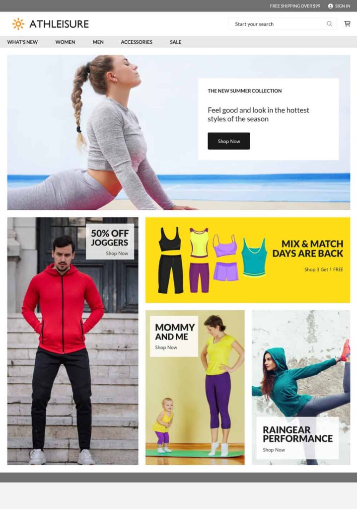 Web Store Theme Athleisure