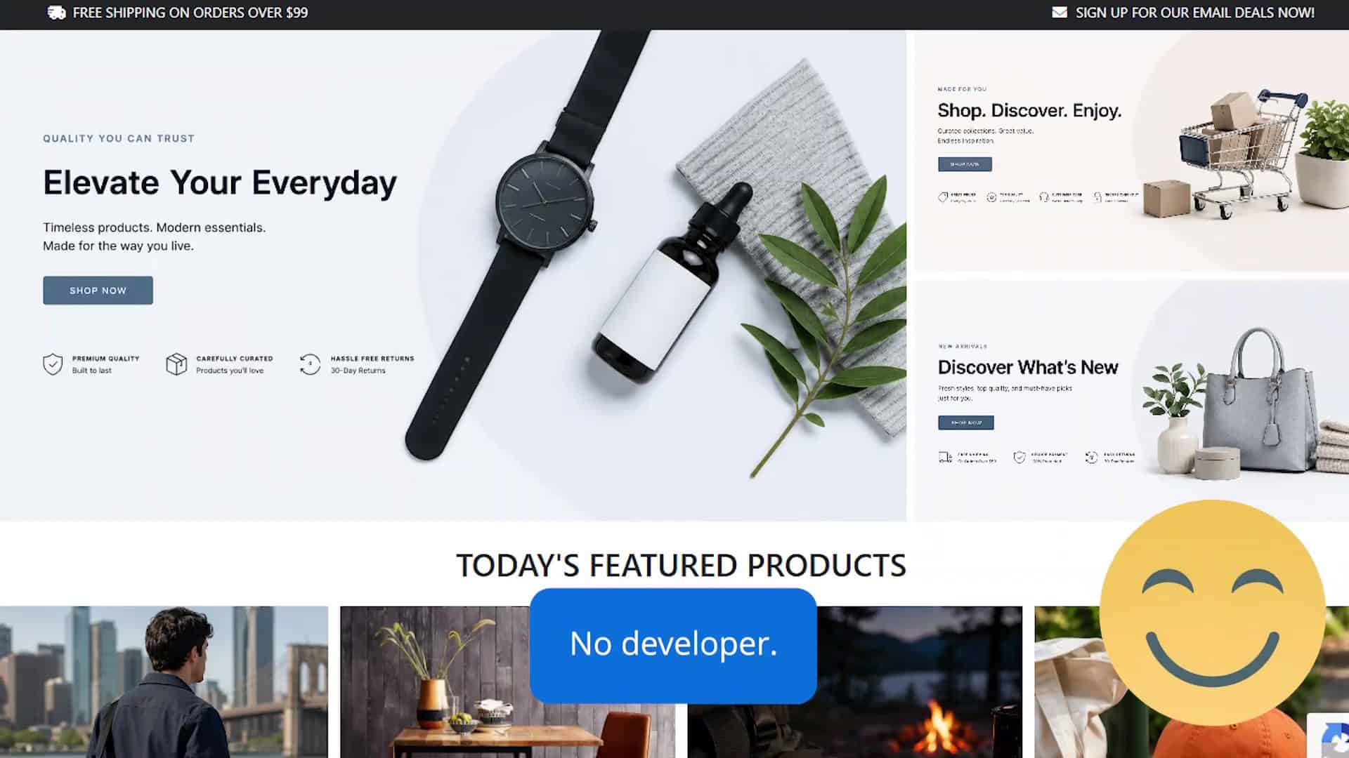 Update Your Home Page Without a Developer